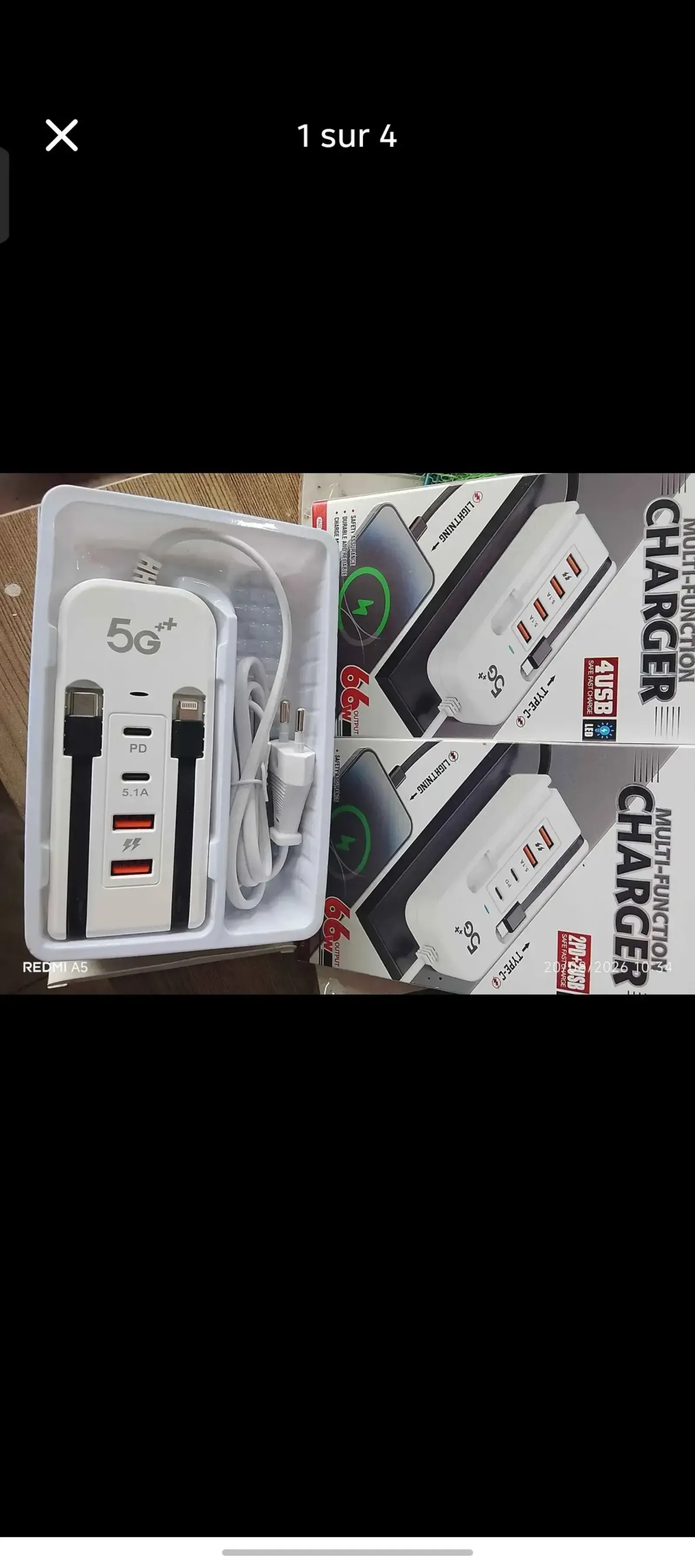 Main Photo - Marketplace | Chargeur Multi-Fonction, pk8(chaud -chaud juste à côté du Cecado), Libreville, Gabon | Electronics & Media  > Cell phones & Accessories