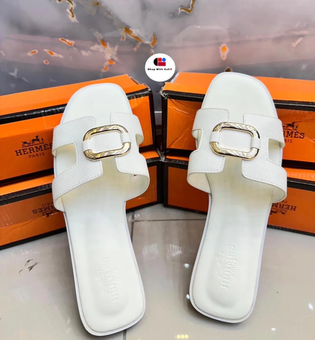 Gallery Photo 1 - Marketplace | Female Slippers, Simbock, Yaoundé, Cameroon | Clothing, Shoes, & Others  > Women's shoes