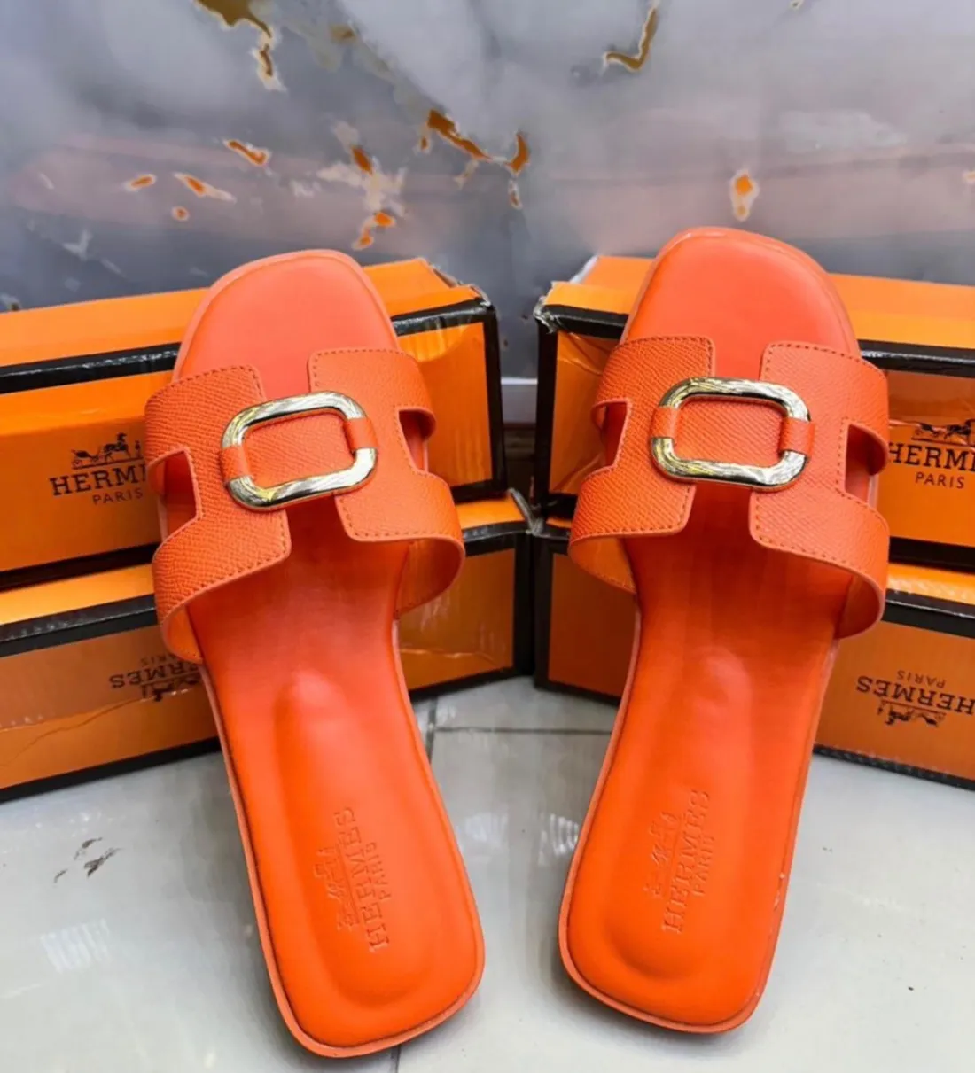 Gallery Photo 3 - Marketplace | Female Slippers, Simbock, Yaoundé, Cameroon | Clothing, Shoes, & Others  > Women's shoes